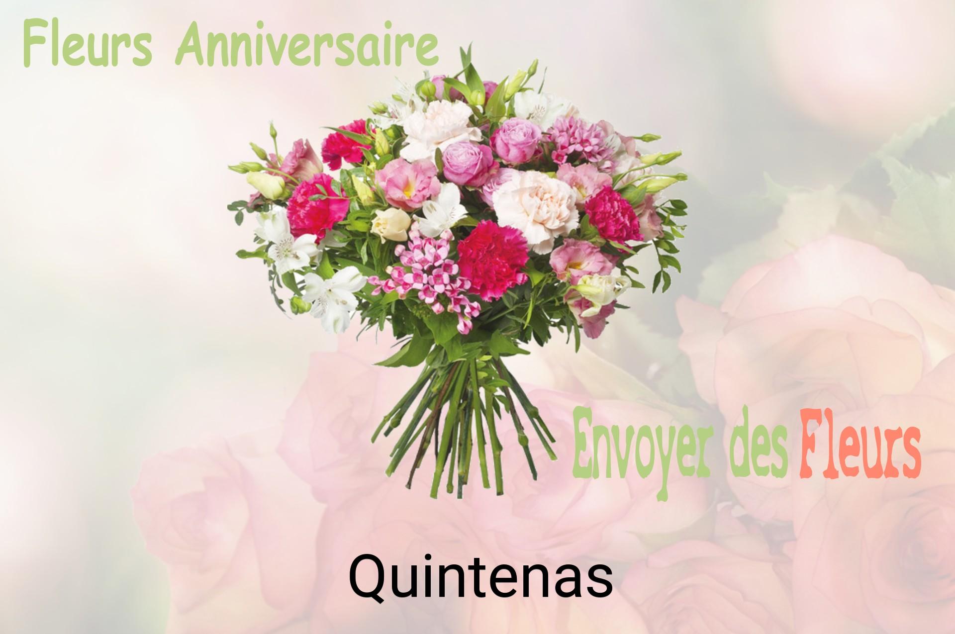 Bouquet de fleurs d’anniversaire livré à Quintenas
